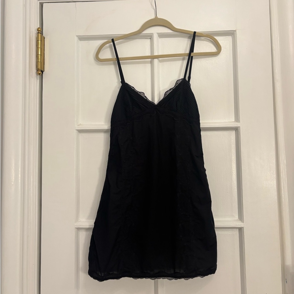 Black Zara 100% Cotton Mini Dress